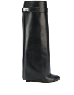 Shark Lock knee-high boots