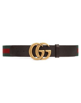Web belt with Double G buckle