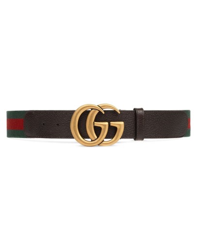 Web belt with Double G buckle