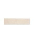 white stretch knit logo headband
