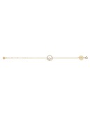 embellished logo bracelet