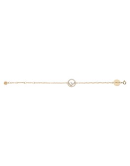 embellished logo bracelet
