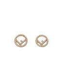 embellished logo earrings