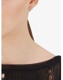 embellished logo earrings