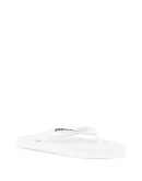 logo printed flip flops
