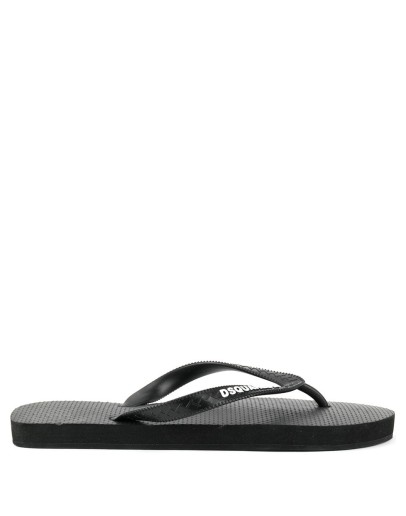 logo flip flops