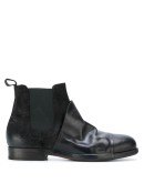 contrast chelsea boots