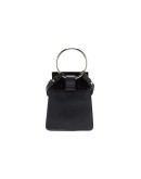 black Faye small leather bracelet bag
