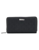 logo plaque zip wallet