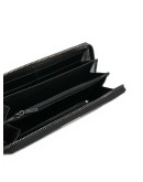 logo plaque zip wallet