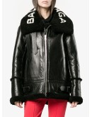Le Bombardier Oversized Shearling Jacket