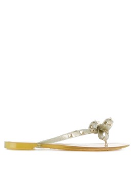 Rockstud bow flip flops
