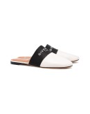 pointed toe logo mules