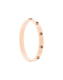 logo stud hinge bracelet