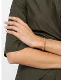 logo stud hinge bracelet