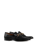 Leather fringe Horsebit loafer