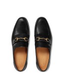 Leather fringe Horsebit loafer