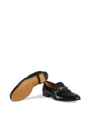 Leather fringe Horsebit loafer