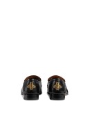 Leather fringe Horsebit loafer