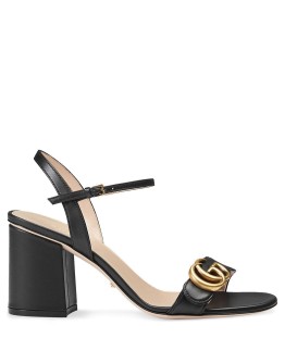 logo-embellished leather sandal