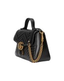 black GG Marmont small top handle bag