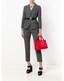 structured tote bag