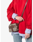 Brown Ophidia GG Supreme mini bag