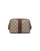 Brown Ophidia GG Supreme mini bag