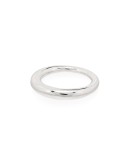 Hungry Snake polished sterling silver ring