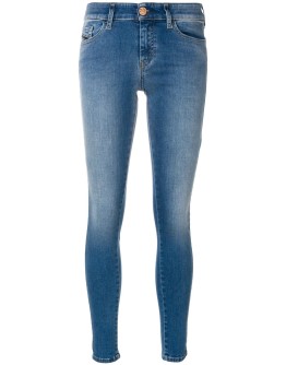 mid-rise skinny jeans