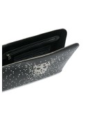 embellished skull clutch bag