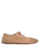 distressed derby shoes