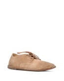 distressed derby shoes
