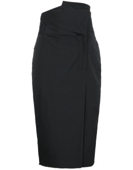 High Waisted Midi Skirt