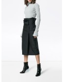 High Waisted Midi Skirt