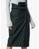 High Waisted Midi Skirt