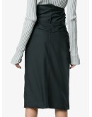 High Waisted Midi Skirt