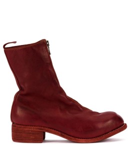 zip-up ankle boots