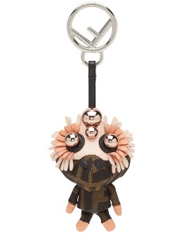 Space monkey bag charm