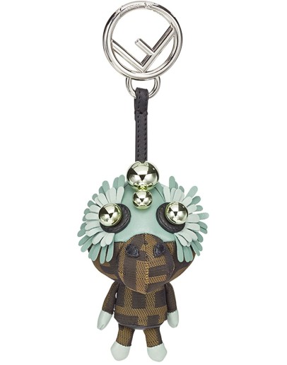Space monkey bag charm