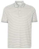 striped polo shirt