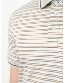 striped polo shirt