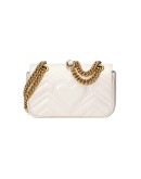white GG Marmont matelassé mini bag 