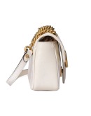 white GG Marmont matelassé mini bag 