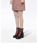 Leather ankle boot