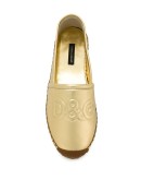 logo stamp espadrilles