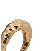 Fat Snake carved gold vermeil ring