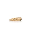 Fat Snake carved gold vermeil ring