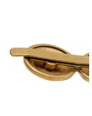 Medusa coin hair clip