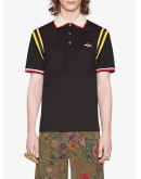 Cotton polo with bee 